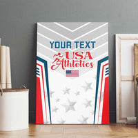 Custom USA Athletics Canvas Wall Art 2024 United States Champions Proud - Wonder Print Shop