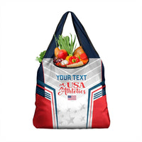 Custom USA Athletics Grocery Bag United States Champions Proud