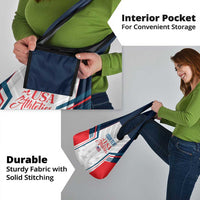 Custom USA Athletics Grocery Bag United States Champions Proud