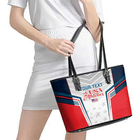 Custom USA Athletics Leather Tote Bag 2024 United States Champions Proud - Wonder Print Shop
