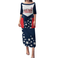 Custom USA Athletics Puletasi 2024 United States Champions Proud - Wonder Print Shop