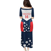 Custom USA Athletics Puletasi 2024 United States Champions Proud - Wonder Print Shop