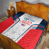 Custom USA Athletics Quilt 2024 United States Champions Proud - Wonder Print Shop