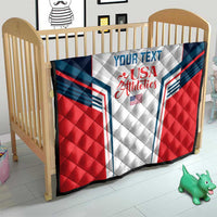 Custom USA Athletics Quilt 2024 United States Champions Proud - Wonder Print Shop