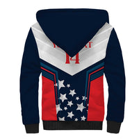 Custom USA Athletics Sherpa Hoodie 2024 United States Champions Proud - Wonder Print Shop