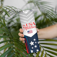 Custom USA Athletics Skinny Tumbler 2024 United States Champions Proud - Wonder Print Shop