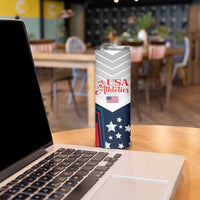 Custom USA Athletics Skinny Tumbler 2024 United States Champions Proud - Wonder Print Shop