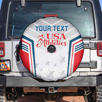 Custom USA Athletics Spare Tire Cover 2024 United States Champions Proud - Wonder Print Shop