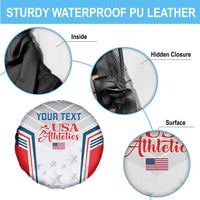 Custom USA Athletics Spare Tire Cover 2024 United States Champions Proud - Wonder Print Shop