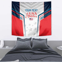 Custom USA Athletics Tapestry 2024 United States Champions Proud - Wonder Print Shop