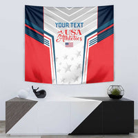 Custom USA Athletics Tapestry 2024 United States Champions Proud - Wonder Print Shop