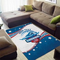 Personalized USA Swimming Area Rug 2024 We Are The Champions - Wonder Print Shop