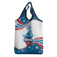 Personalized USA Swimming Grocery Bag We Are The Champions