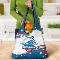 Personalized USA Swimming Grocery Bag We Are The Champions
