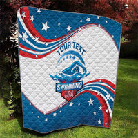 Personalized USA Swimming Quilt 2024 We Are The Champions - Wonder Print Shop