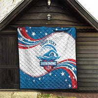 Personalized USA Swimming Quilt 2024 We Are The Champions - Wonder Print Shop