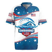 Personalized USA Swimming Rugby Jersey 2024 We Are The Champions - Wonder Print Shop