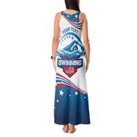Personalized USA Swimming Tank Maxi Dress 2024 We Are The Champions - Wonder Print Shop