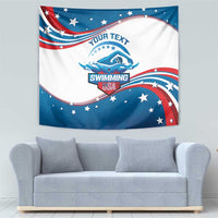 Personalized USA Swimming Tapestry 2024 We Are The Champions - Wonder Print Shop