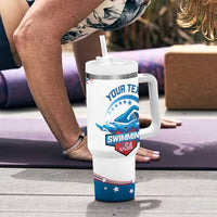 Personalized USA Swimming Tumbler With Handle 2024 We Are The Champions - Wonder Print Shop