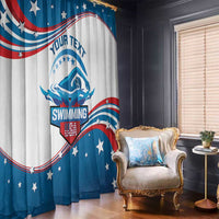Personalized USA Swimming Window Curtain 2024 We Are The Champions - Wonder Print Shop