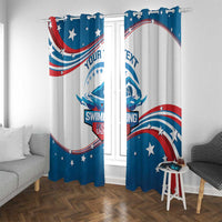 Personalized USA Swimming Window Curtain 2024 We Are The Champions - Wonder Print Shop