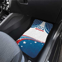 Personalized USA Gymnastics Car Mats 2024 United States Flag Curve Style - Wonder Print Shop