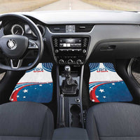 Personalized USA Gymnastics Car Mats 2024 United States Flag Curve Style - Wonder Print Shop