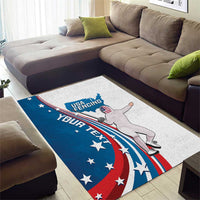 Personalized USA Fencing Area Rug 2024 United States Flag Curve Style - Wonder Print Shop