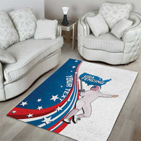 Personalized USA Fencing Area Rug 2024 United States Flag Curve Style - Wonder Print Shop