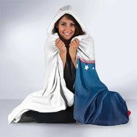 Personalized USA Fencing Hooded Blanket 2024 United States Flag Curve Style