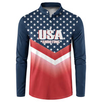 Custom USA Shooting Button Sweatshirt 2024 Sporty Style - Wonder Print Shop