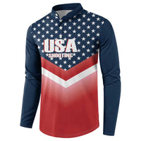 Custom USA Shooting Button Sweatshirt 2024 Sporty Style - Wonder Print Shop
