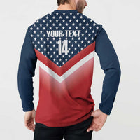 Custom USA Shooting Button Sweatshirt 2024 Sporty Style - Wonder Print Shop