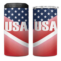 USA Shooting 4 in 1 Can Cooler Tumbler 2024 Sporty Style - Wonder Print Shop