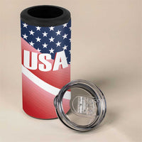 USA Shooting 4 in 1 Can Cooler Tumbler 2024 Sporty Style - Wonder Print Shop
