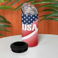 USA Shooting 4 in 1 Can Cooler Tumbler 2024 Sporty Style - Wonder Print Shop