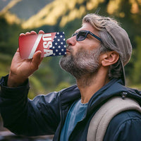 USA Shooting 4 in 1 Can Cooler Tumbler 2024 Sporty Style - Wonder Print Shop