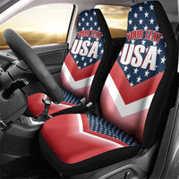 Custom USA Shooting Car Seat Cover 2024 Sporty Style - Wonder Print Shop