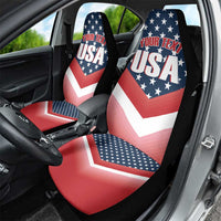 Custom USA Shooting Car Seat Cover 2024 Sporty Style - Wonder Print Shop