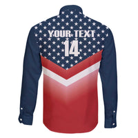 Custom USA Shooting Family Matching Off The Shoulder Long Sleeve Dress and Hawaiian Shirt 2024 Sporty Style - Wonder Print Shop