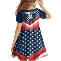 Custom USA Shooting Family Matching Off Shoulder Short Dress and Hawaiian Shirt 2024 Sporty Style - Wonder Print Shop