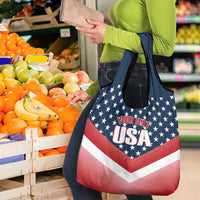 Custom USA Shooting Grocery Bag Sporty Style