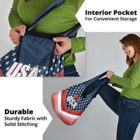 Custom USA Shooting Grocery Bag Sporty Style