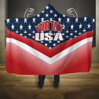 Custom USA Shooting Hooded Blanket 2024 Sporty Style