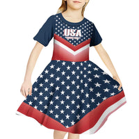 Custom USA Shooting Kid Short Sleeve Dress 2024 Sporty Style - Wonder Print Shop