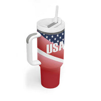 USA Shooting Tumbler With Handle 2024 Sporty Style - Wonder Print Shop