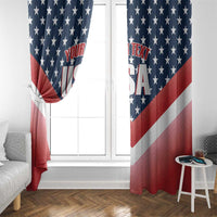 Custom USA Shooting Window Curtain 2024 Sporty Style - Wonder Print Shop