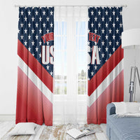 Custom USA Shooting Window Curtain 2024 Sporty Style - Wonder Print Shop