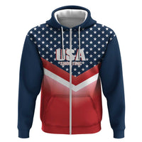 Custom USA Shooting Zip Hoodie 2024 Sporty Style - Wonder Print Shop